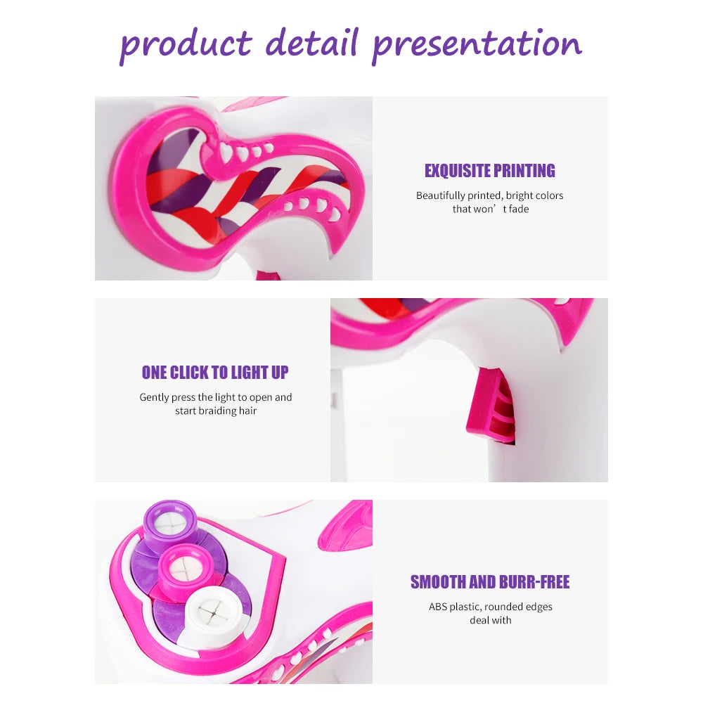 Automatic Hair Braider Electric DIY Hair Twist Knitting Weave Machine