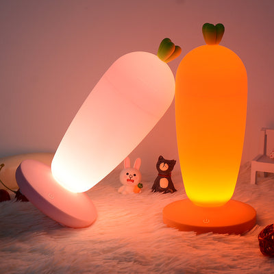 Creative Cartoon Carrot USB Rechargeable Desk Lamp