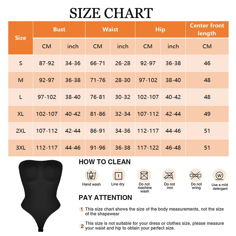 Shoulder Bodysuit Slimming Shapewear