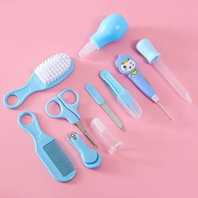 10Pcs Newborn Baby Care Kit - Nail, Hair, Health Tools