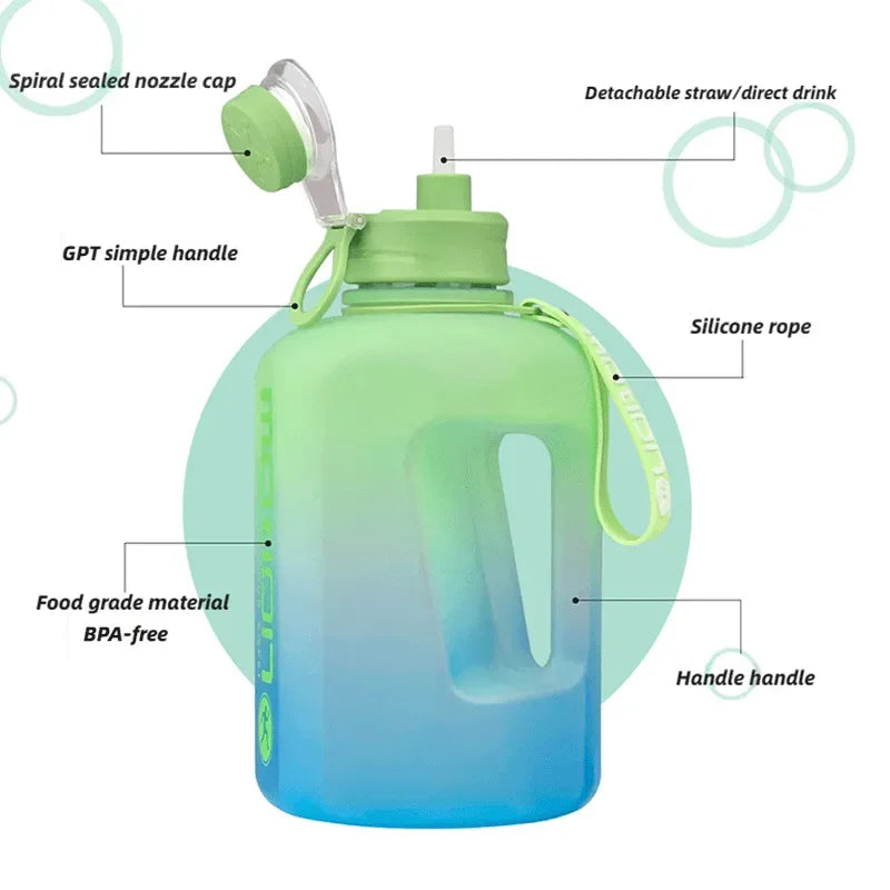 Portable Side Handle Water Bottle