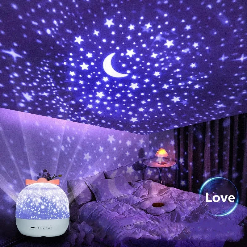 Starry Projector Night Light Rotating Galaxy Lamp