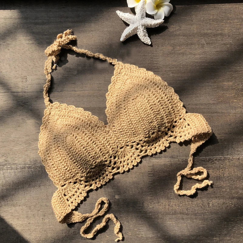 Handmade Knitting Women Bikini Swimwear