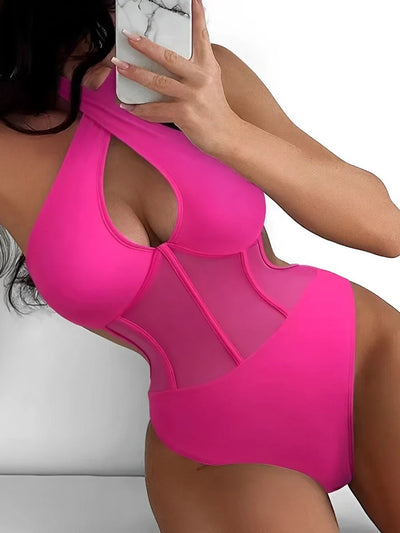 Piece Solid Swimwear