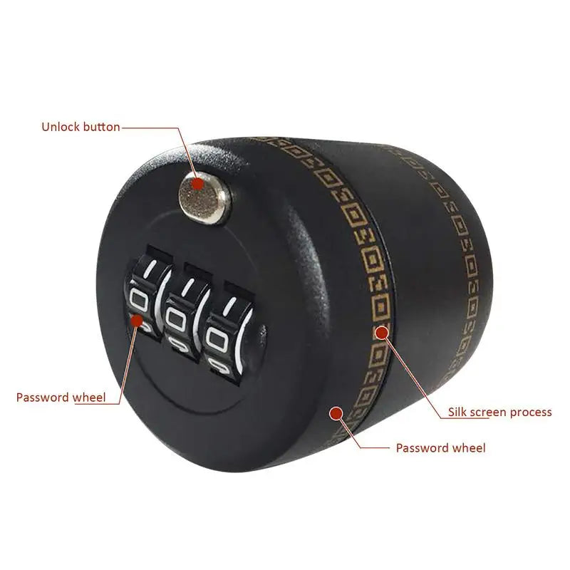 Top Stopper Bottle Password Code Lock For Wine Liquor Bottle Between 26mm To 28mm