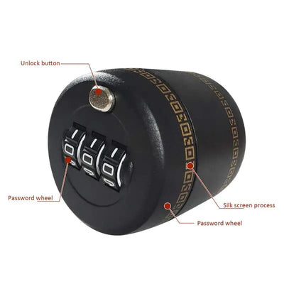 Top Stopper Bottle Password Code Lock For Wine Liquor Bottle Between 26mm To 28mm