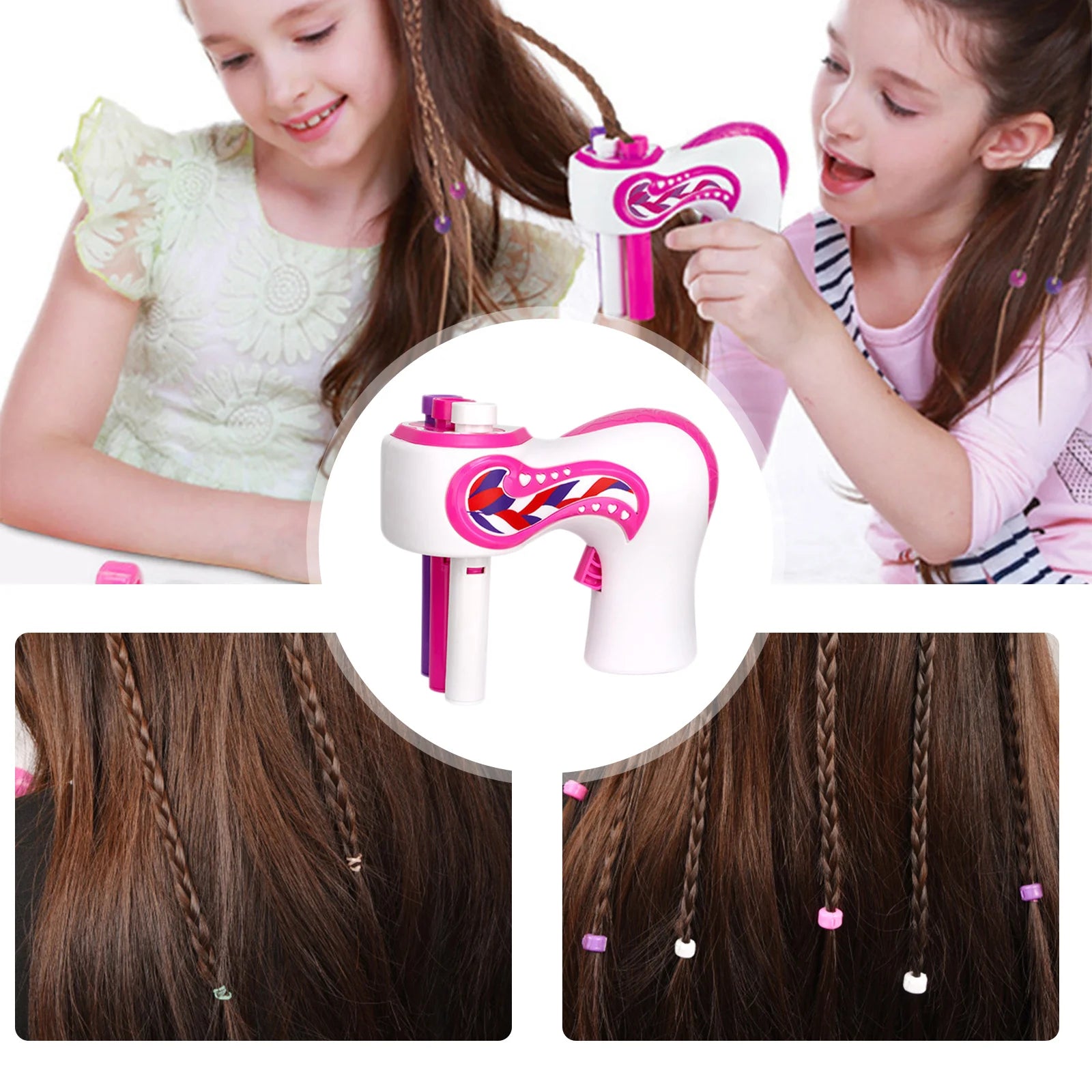 Automatic Hair Braider Electric DIY Hair Weave Machine Braiding Hair Styling Tools