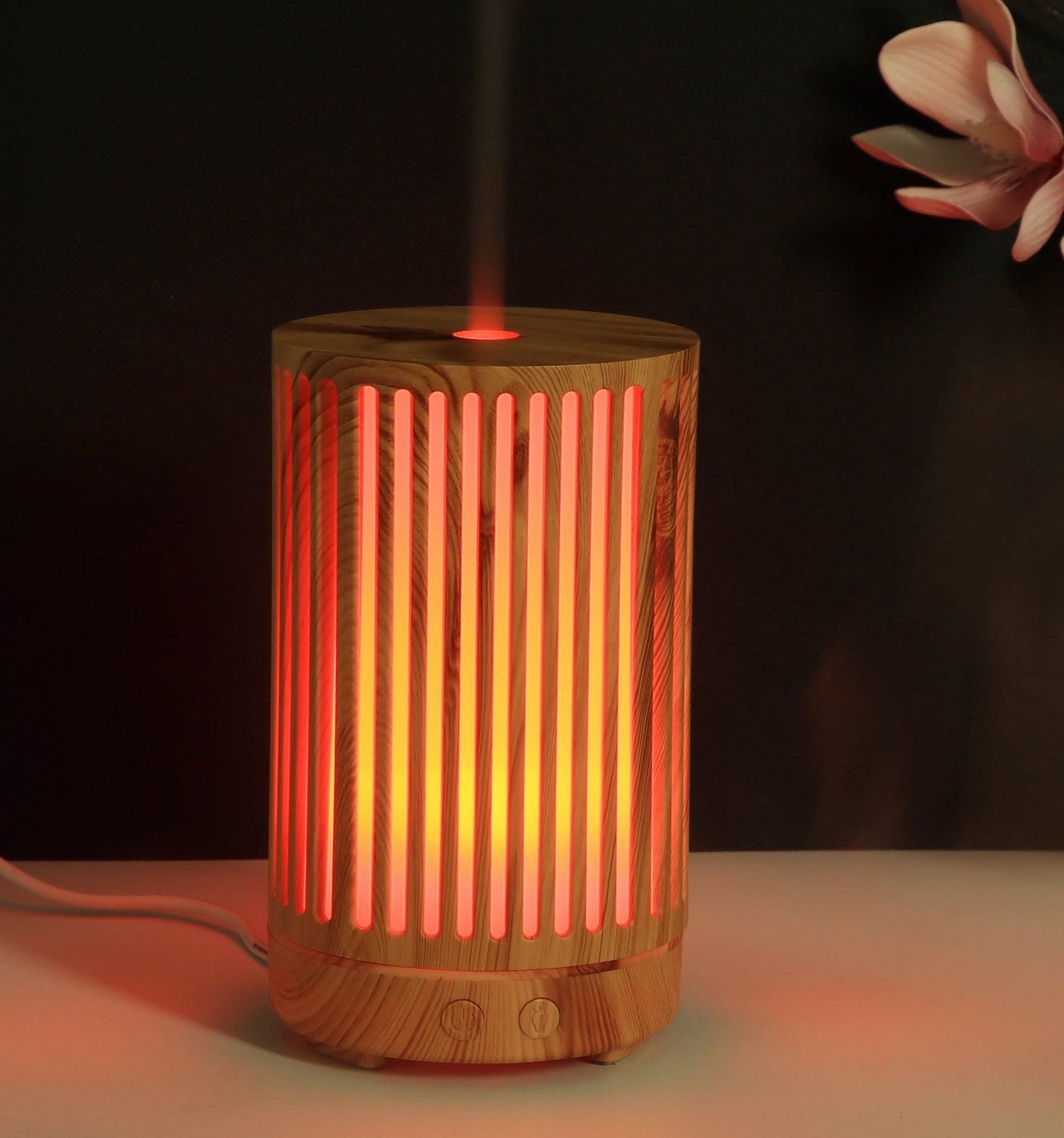 Creative 100ML Humidifier Wood Grain Aroma Diffuser