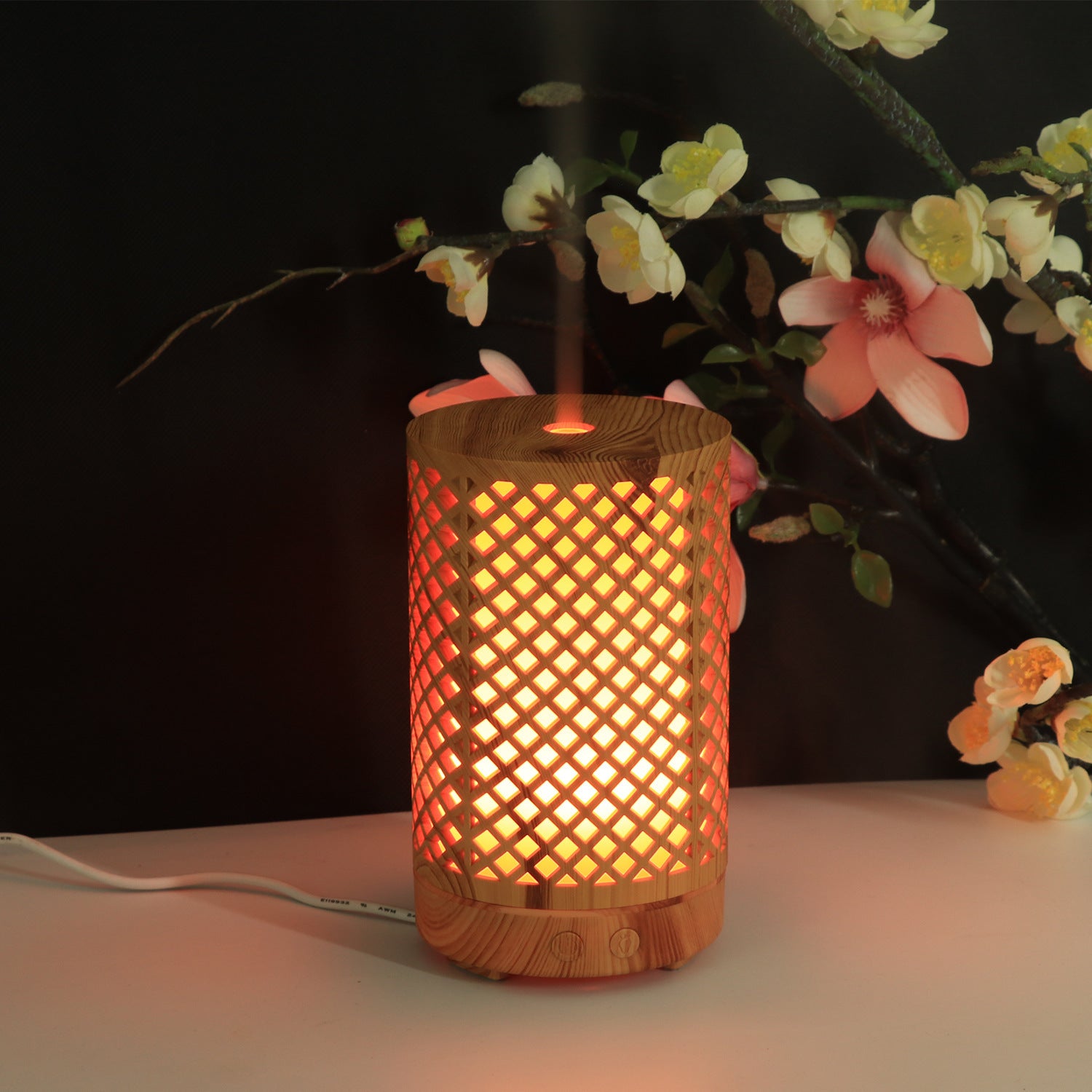 Creative 100ML Humidifier Wood Grain Aroma Diffuser