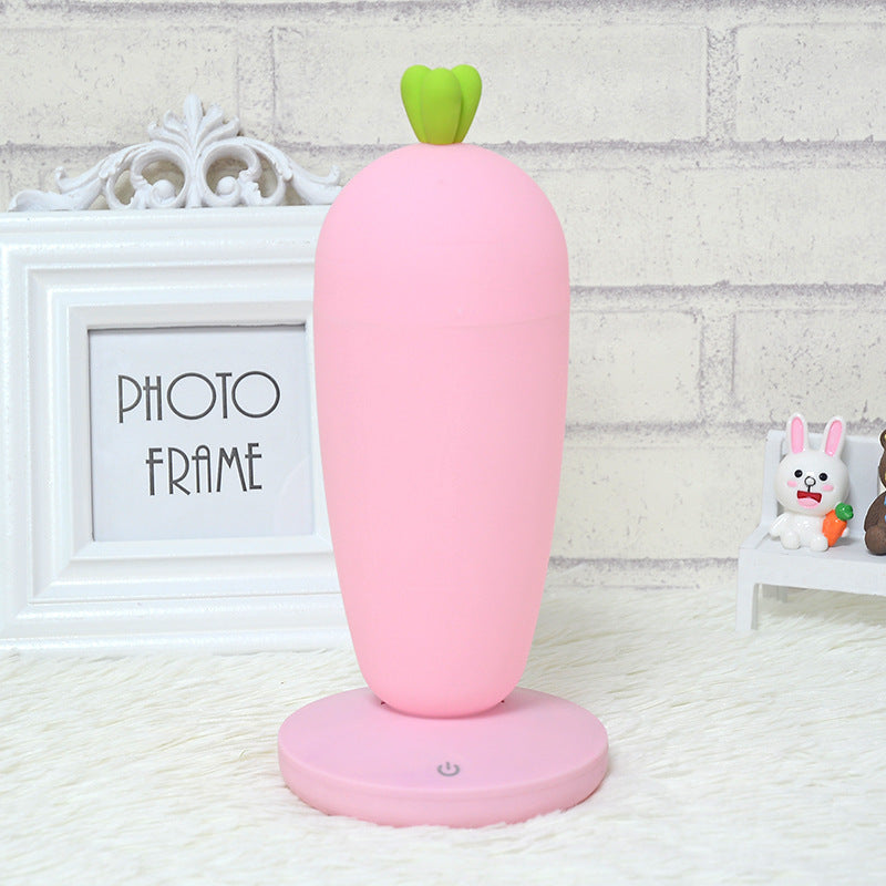 Creative Cartoon Carrot USB Rechargeable Desk Lamp